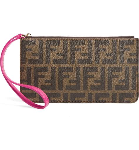 fendi wristlet zucca|Fendi handbags.